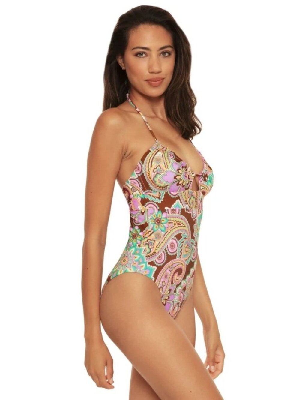 BECCA By Rebecca Virtue Grovvy Candice Multi Way One Piece Size Large - Picture 5 of 7